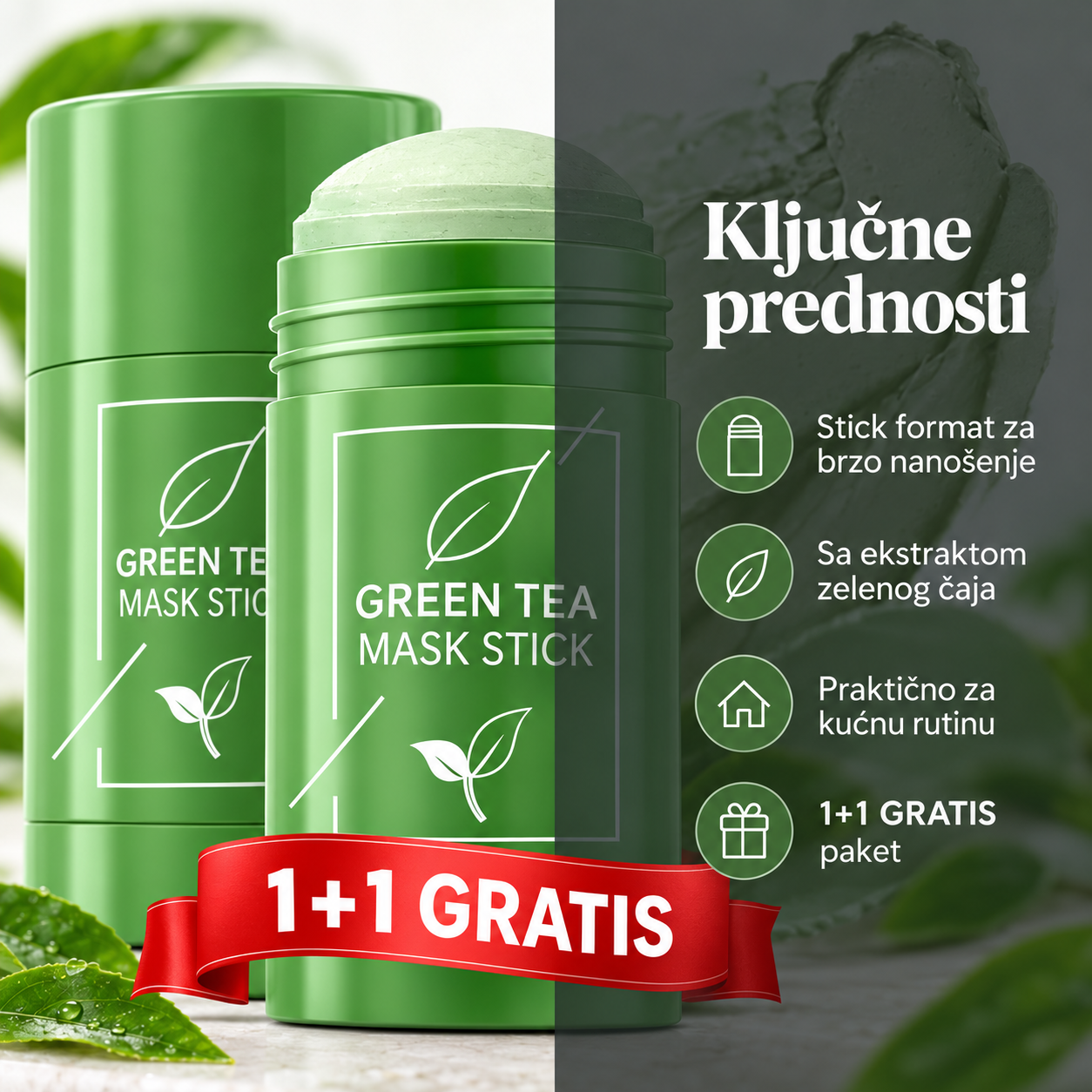 Glow & Go Pure Glow Duo – Maska u Stiku 1+1 Gratis