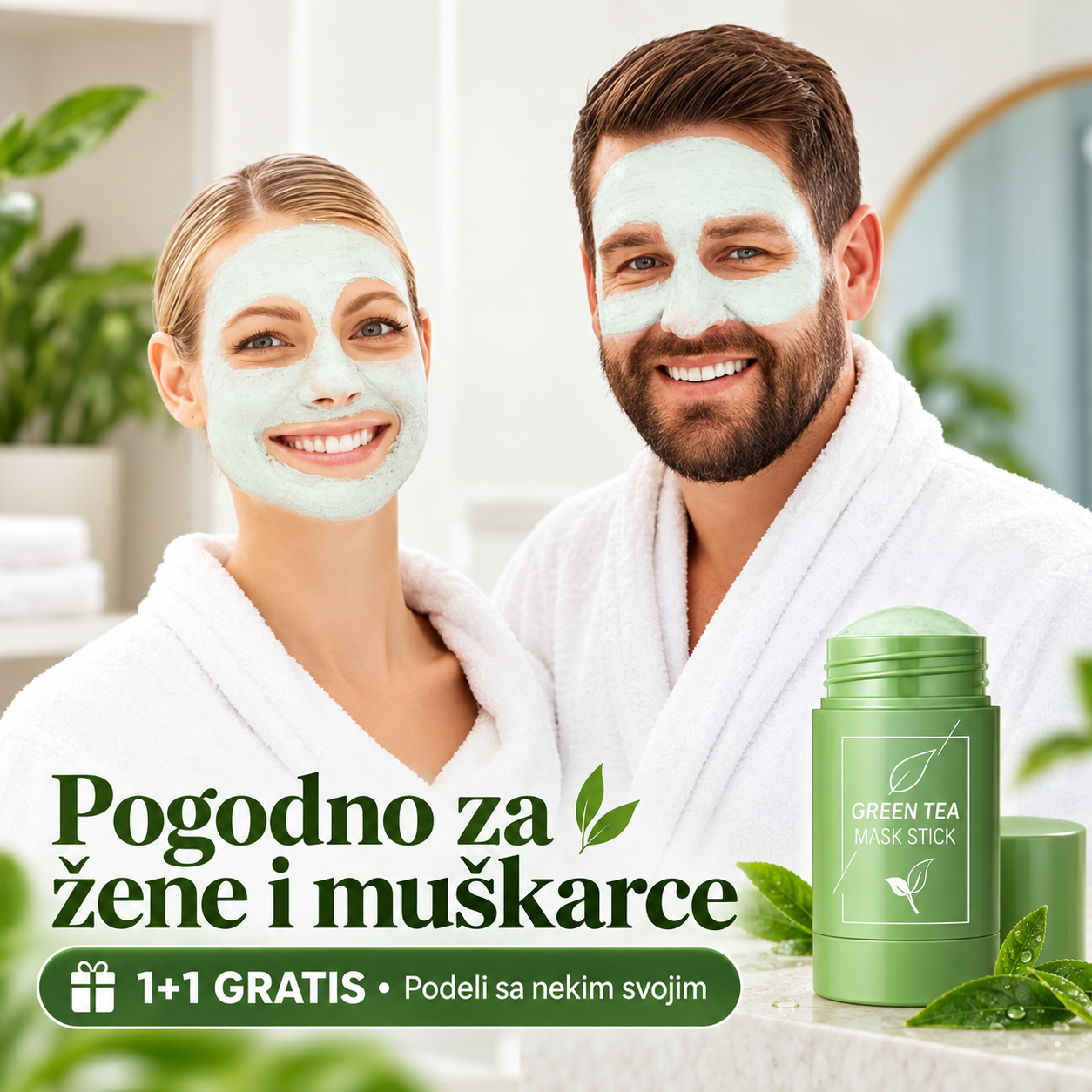 Glow & Go Pure Glow Duo – Maska u Stiku 1+1 Gratis